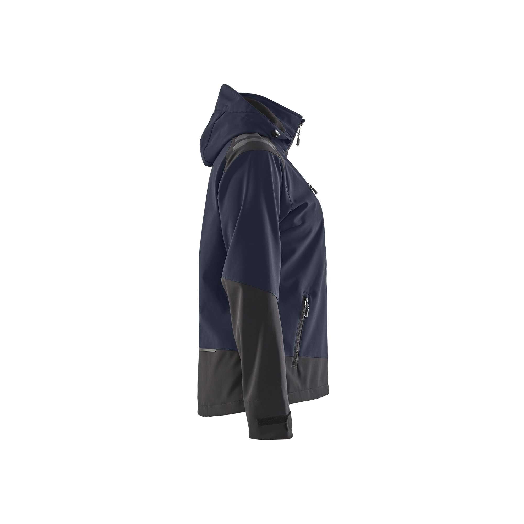 BLAKLADER 47192513 Women's Softshell jacket Hi Vis Reflective Softshell Work Jacket WOMEN - Waterproof